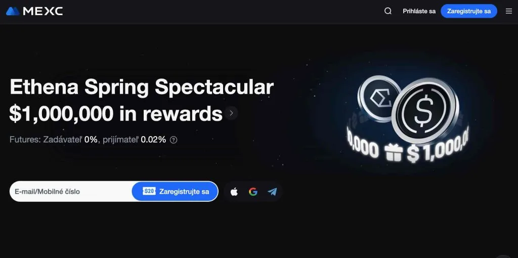 MEXC top CEX kryptoburza bez KYC